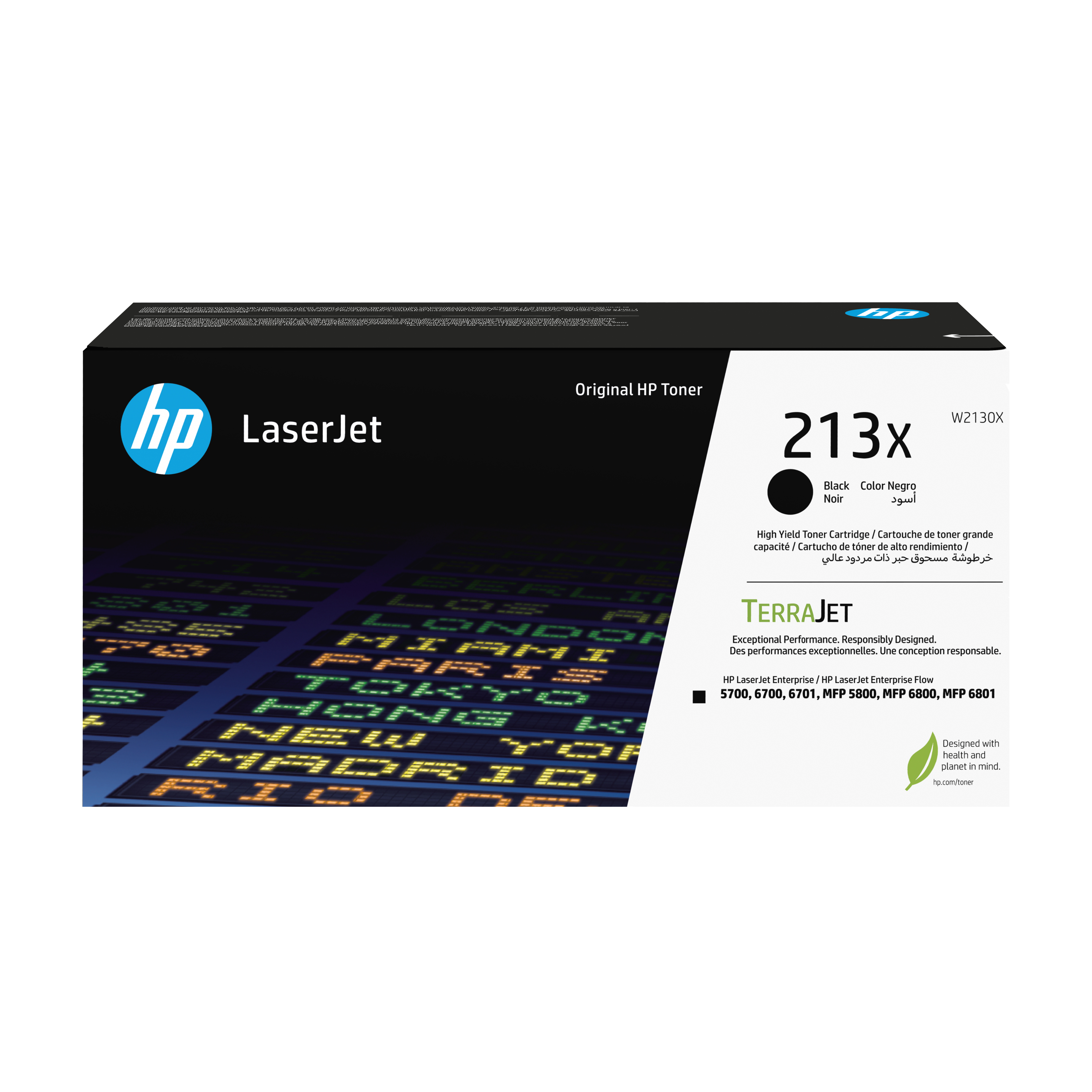 213X Schwarz Original LaserJet-Tonerkartusche mit hoher Reichweite