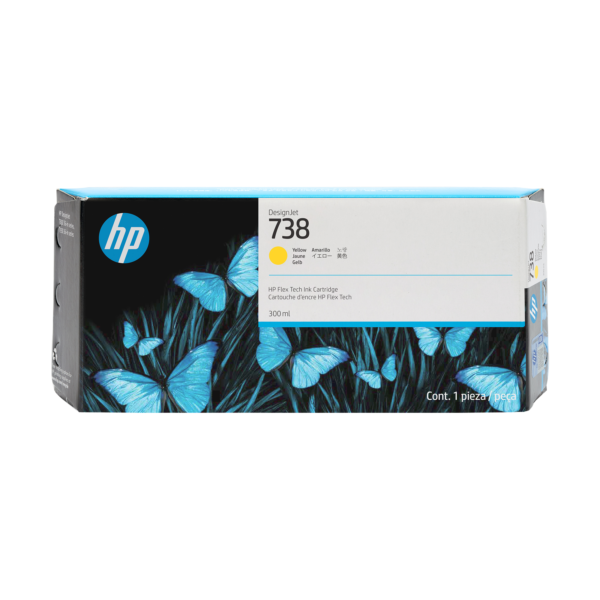 738 DesignJet Druckerpatrone Gelb, 300 ml