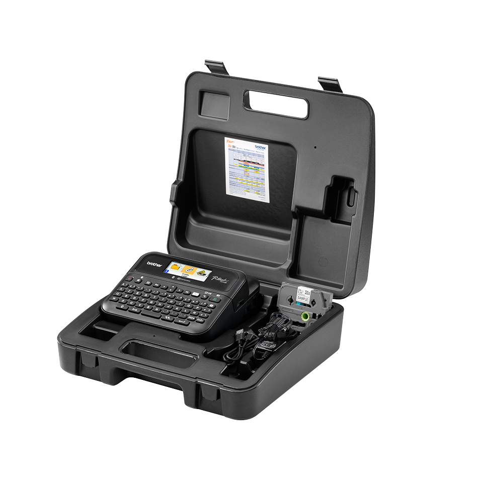 Brother PT-D610BTVP Etikettendrucker Wärmeübertragung 180 x 360 DPI 30 mm/sek Verkabelt & Kabellos TZe Bluetooth