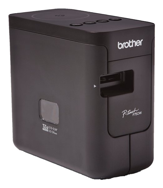 Brother PT-P750W Etikettendrucker 180 x 180 DPI 30 mm/sek Verkabelt & Kabellos HSE/TZe WLAN