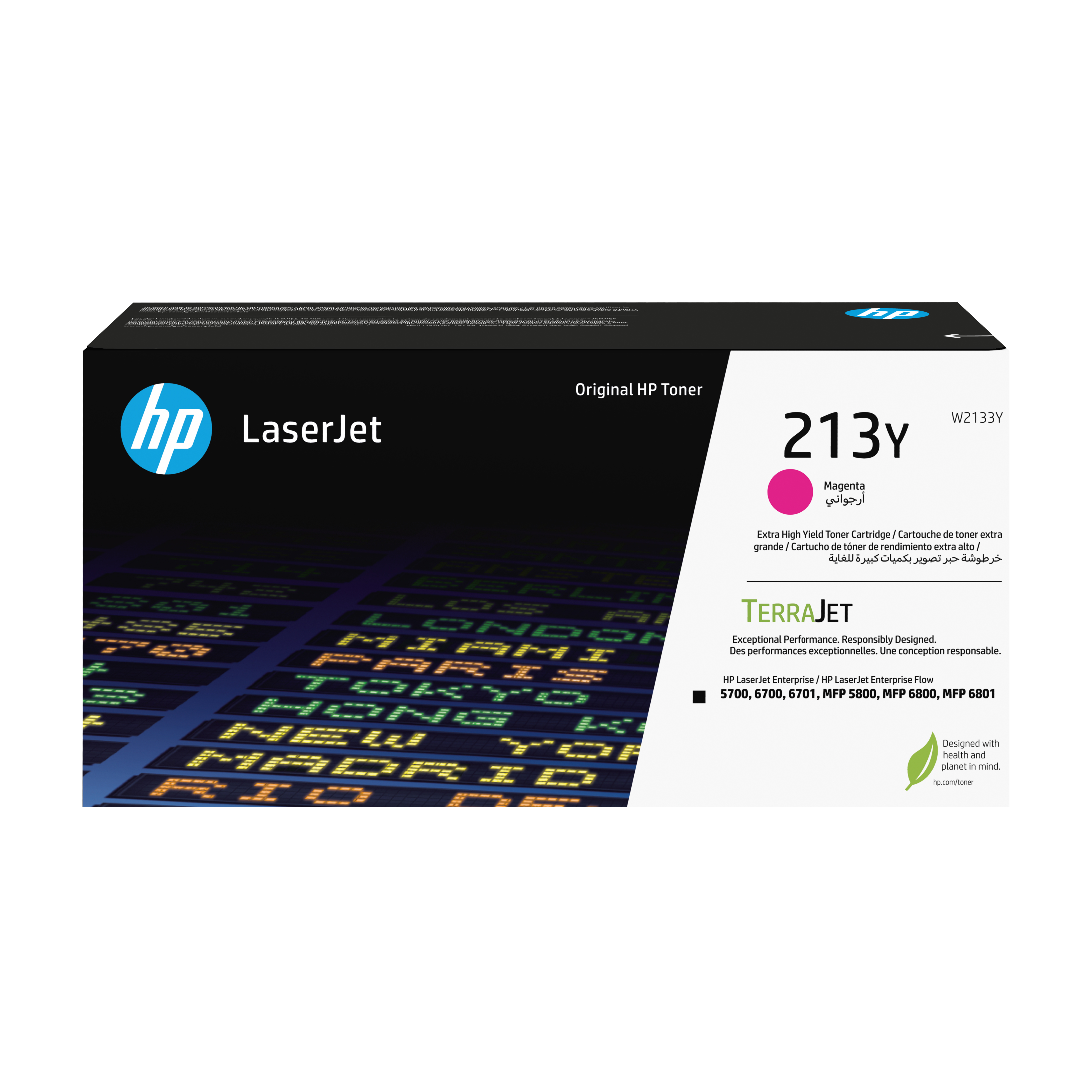 213Y Magenta Original LaserJet Tonerkartusche mit sehr hoher Reichweite