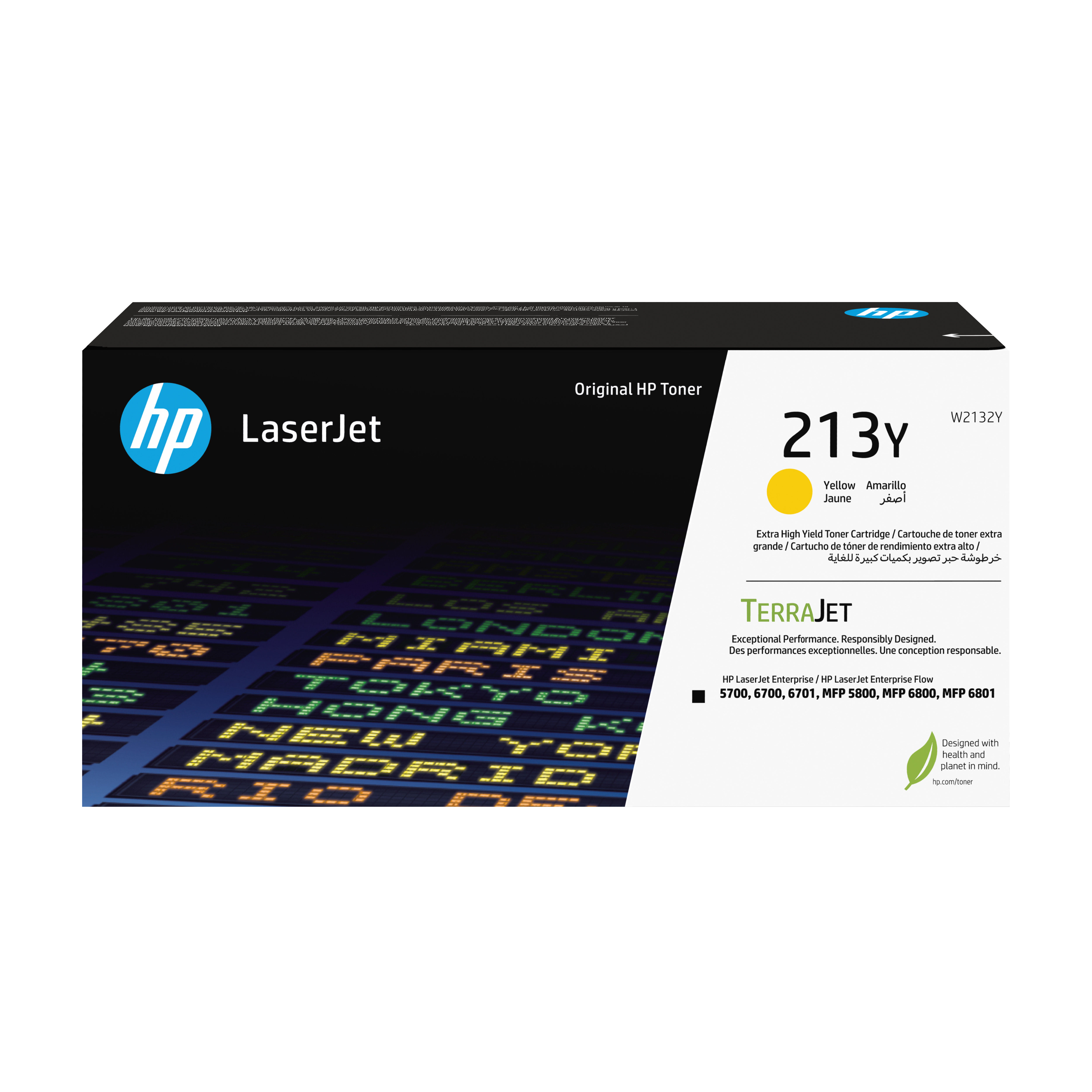 213Y Gelb Original LaserJet Tonerkartusche mit sehr hoher Reichweite