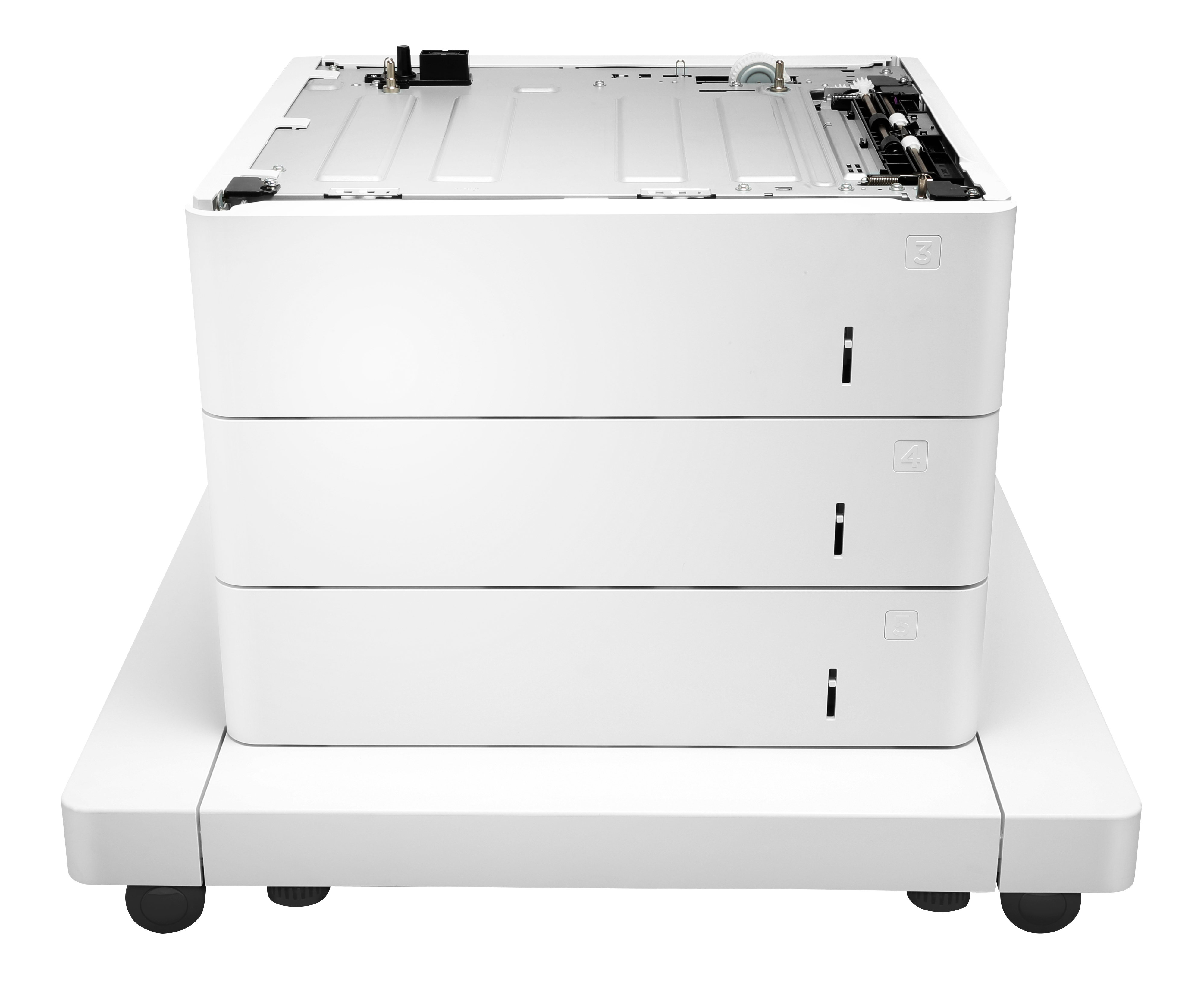 LaserJet 3x550-Blatt-Papierzuführung mit Schrank