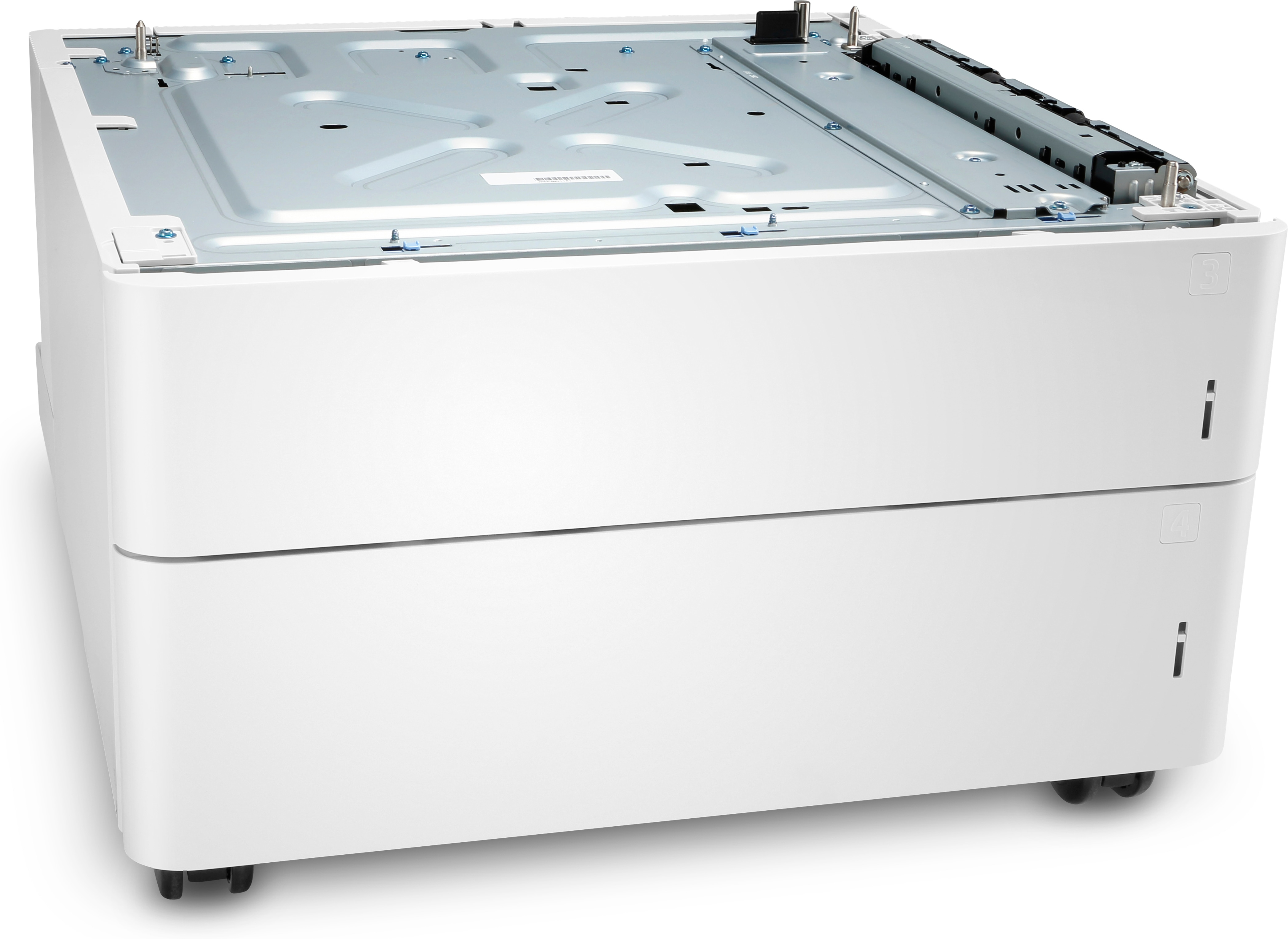 Color LaserJet 2x550-sheet-Papierzuführung und Unterstand