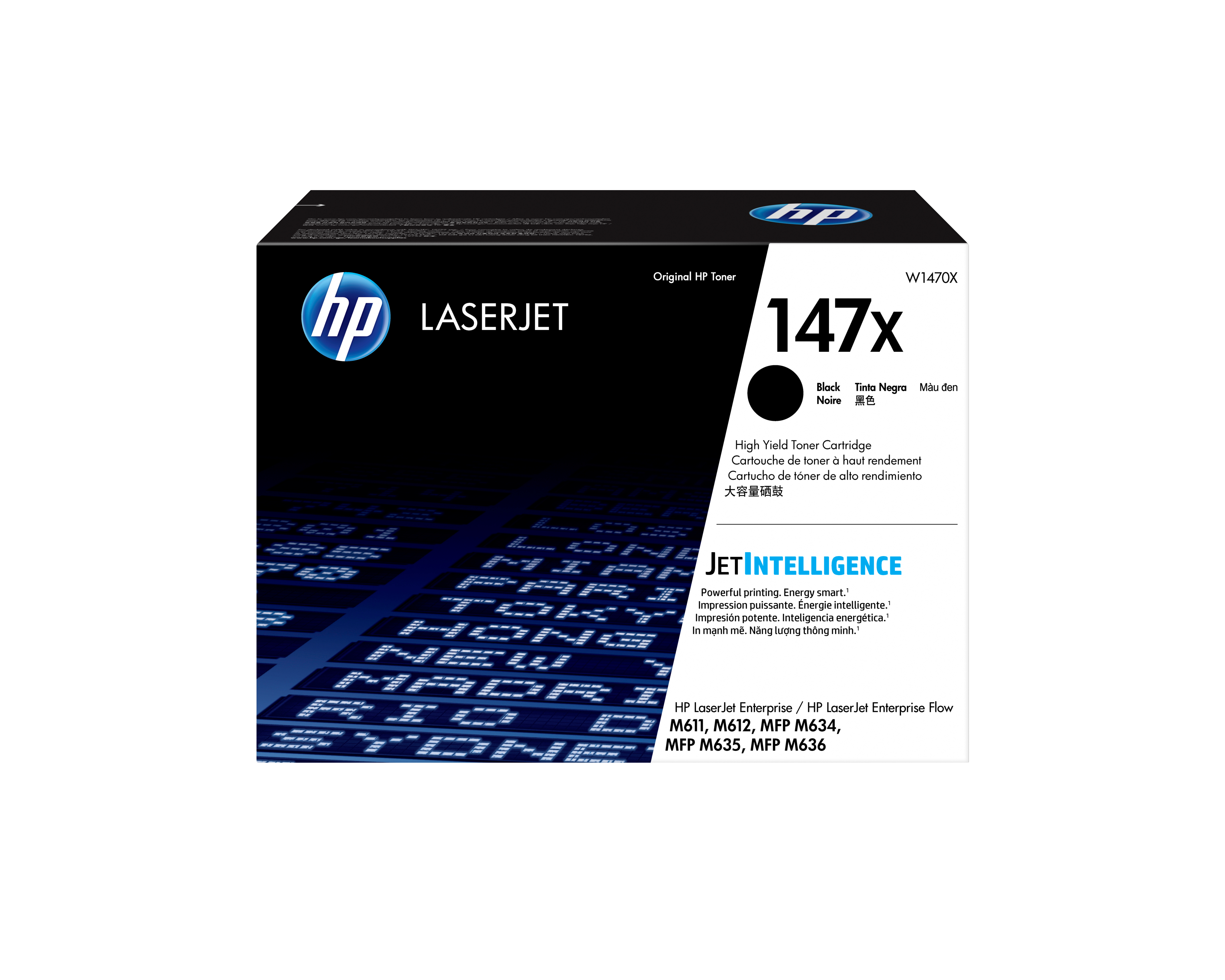 147X Schwarz Original LaserJet Tonerkartusche mit hoher Reichweite