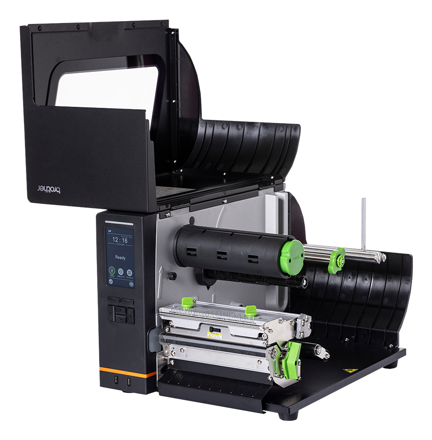 Brother IMP ETIQUETTES TJ-6521TN Etikettendrucker Direkt Wärme/Wärmeübertragung Farbe 203 x 300 DPI 304,8 mm/sek Kabelgebunden Ethernet/LAN WLAN Bluetooth