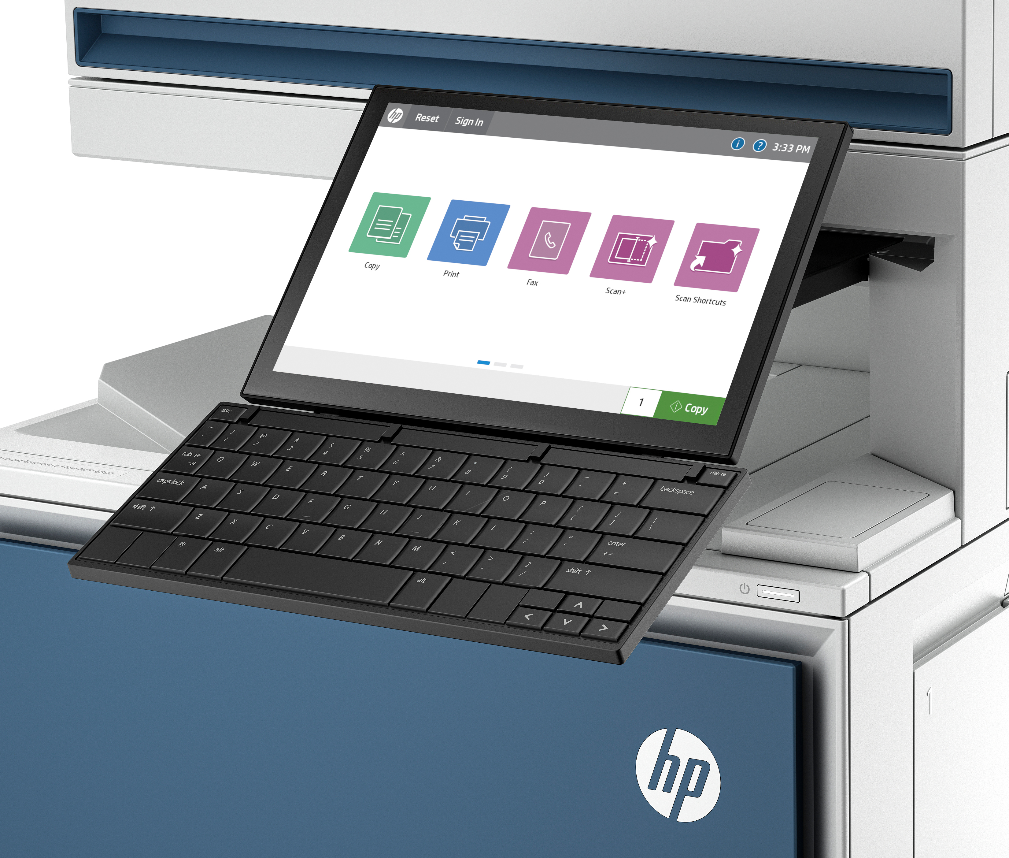 LaserJet Workflow-Tastatur (GB)