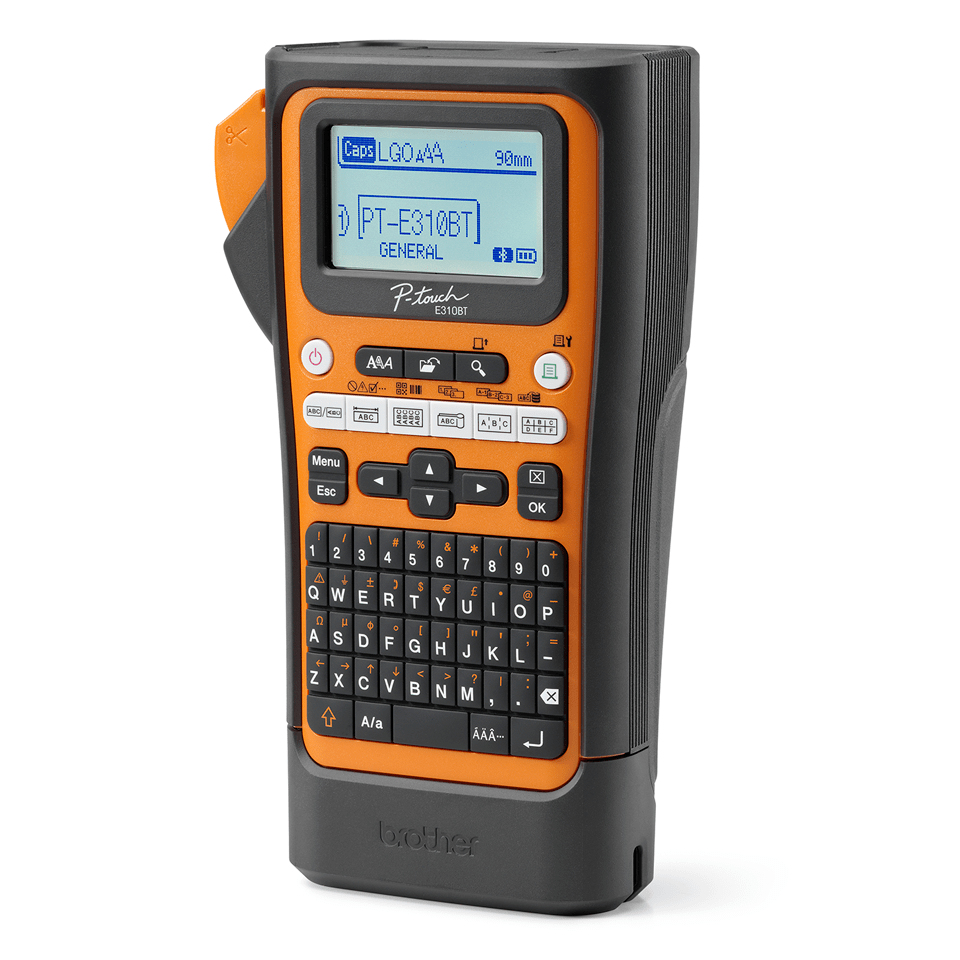 Brother PT-E310BTVP Etikettendrucker Wärmeübertragung 180 x 180 DPI 20 mm/sek Verkabelt & Kabellos HSE/TZe Bluetooth QWERTY