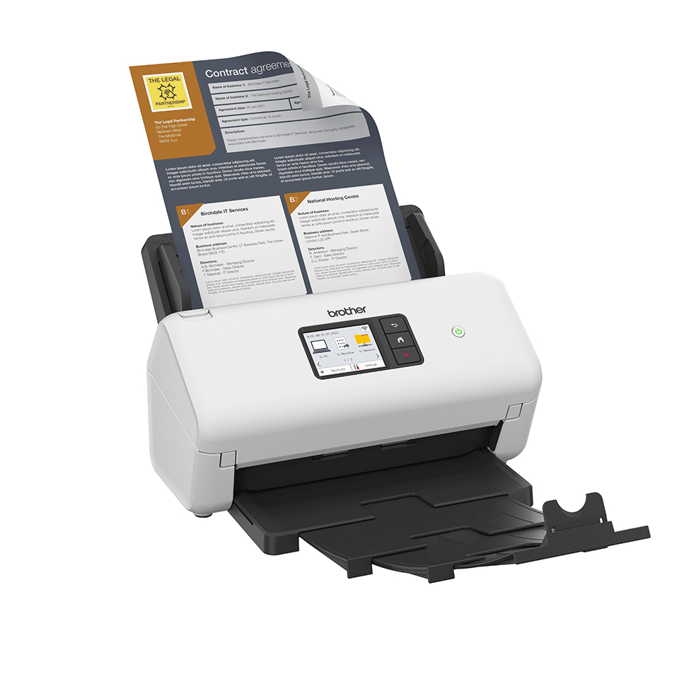 Brother ADS-4550W Scanner ADF-Scanner 600 x 600 DPI Schwarz, Weiß