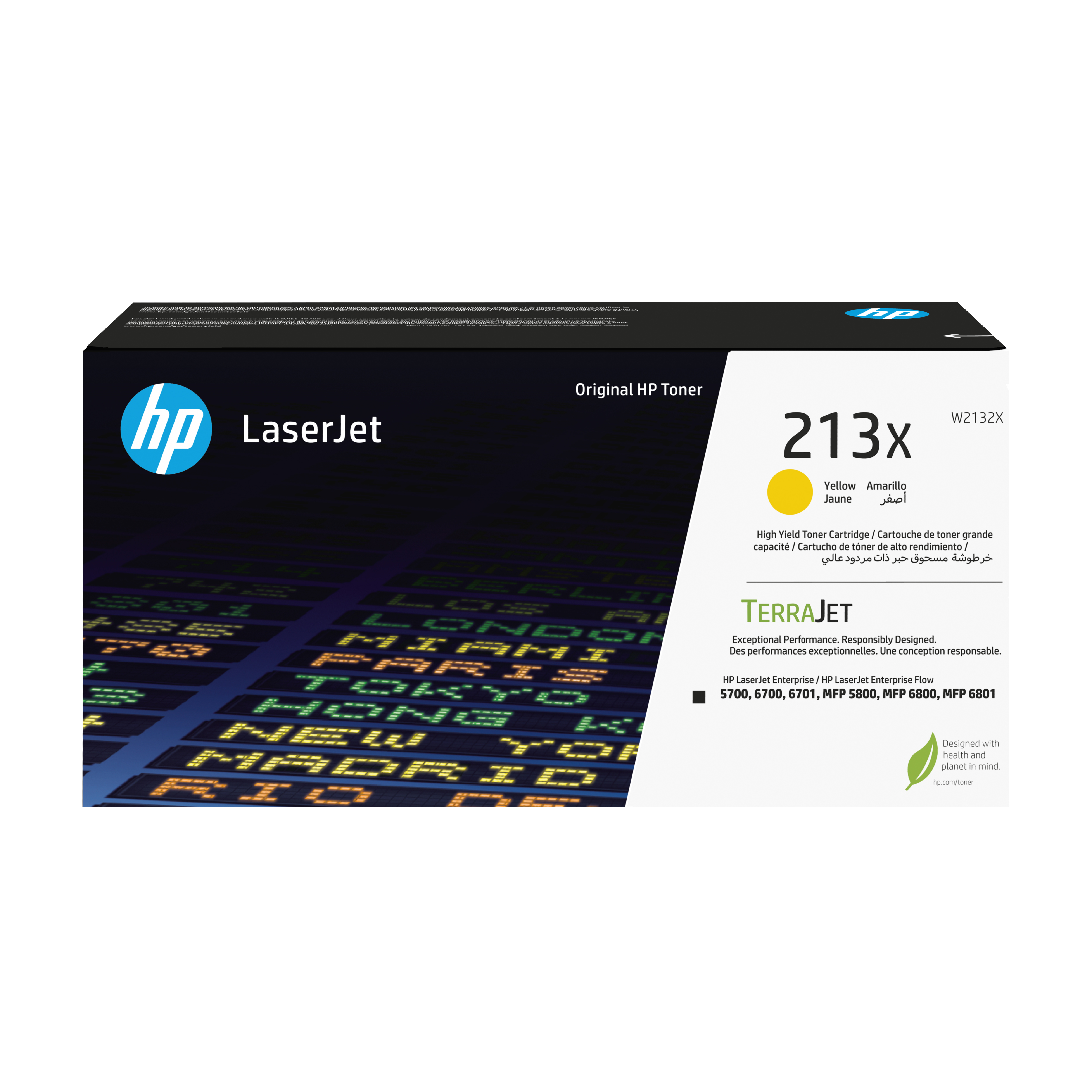 213X Gelb Original LaserJet-Tonerkartusche mit hoher Reichweite