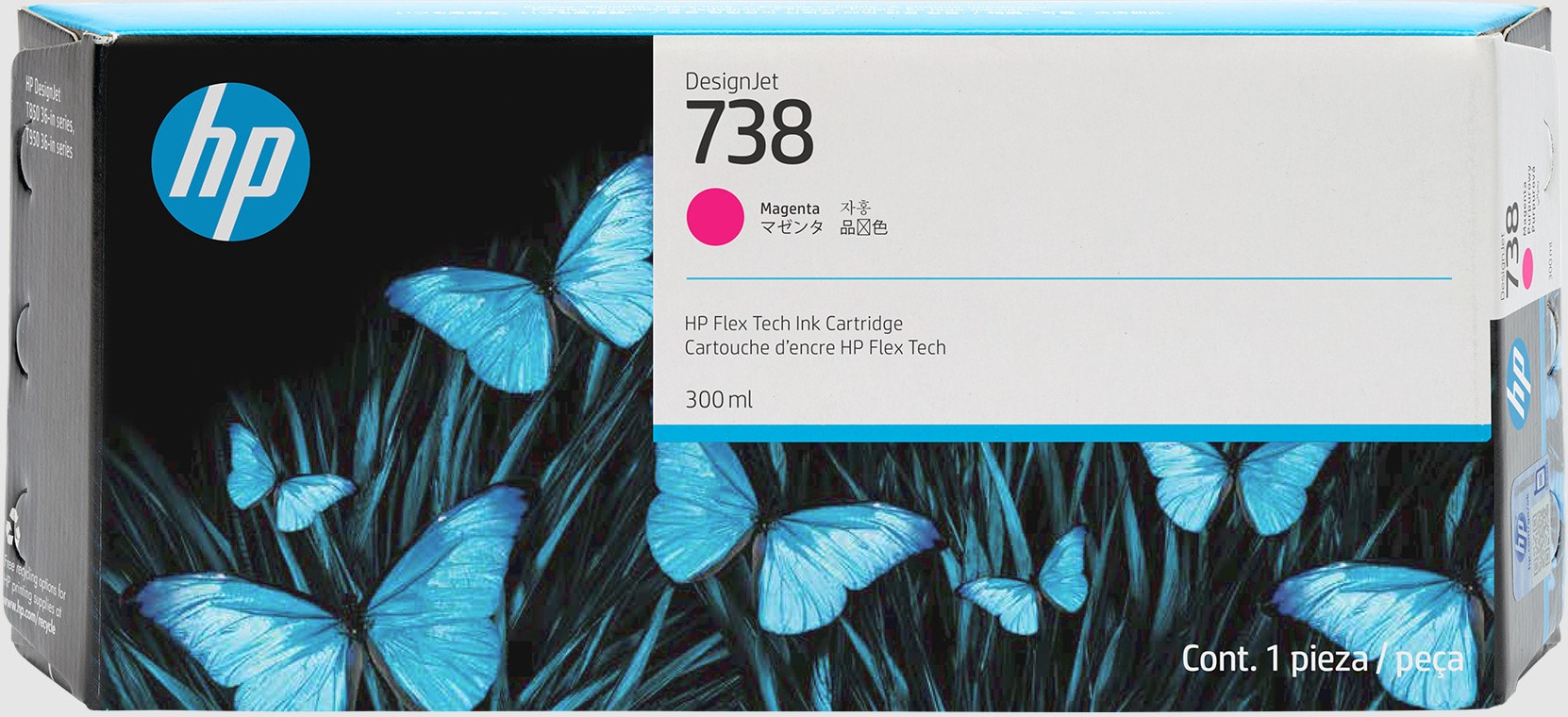 738 DesignJet Druckerpatrone Magenta, 300 ml