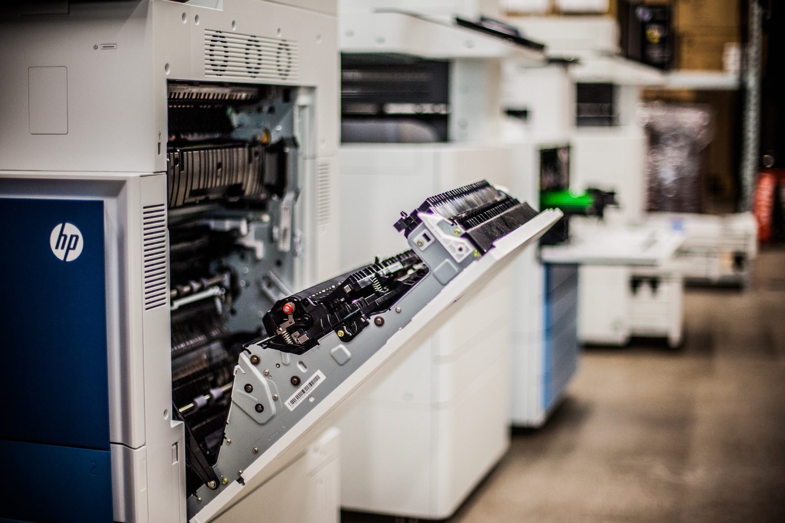 HP Drucksystem im Service bei mineutec