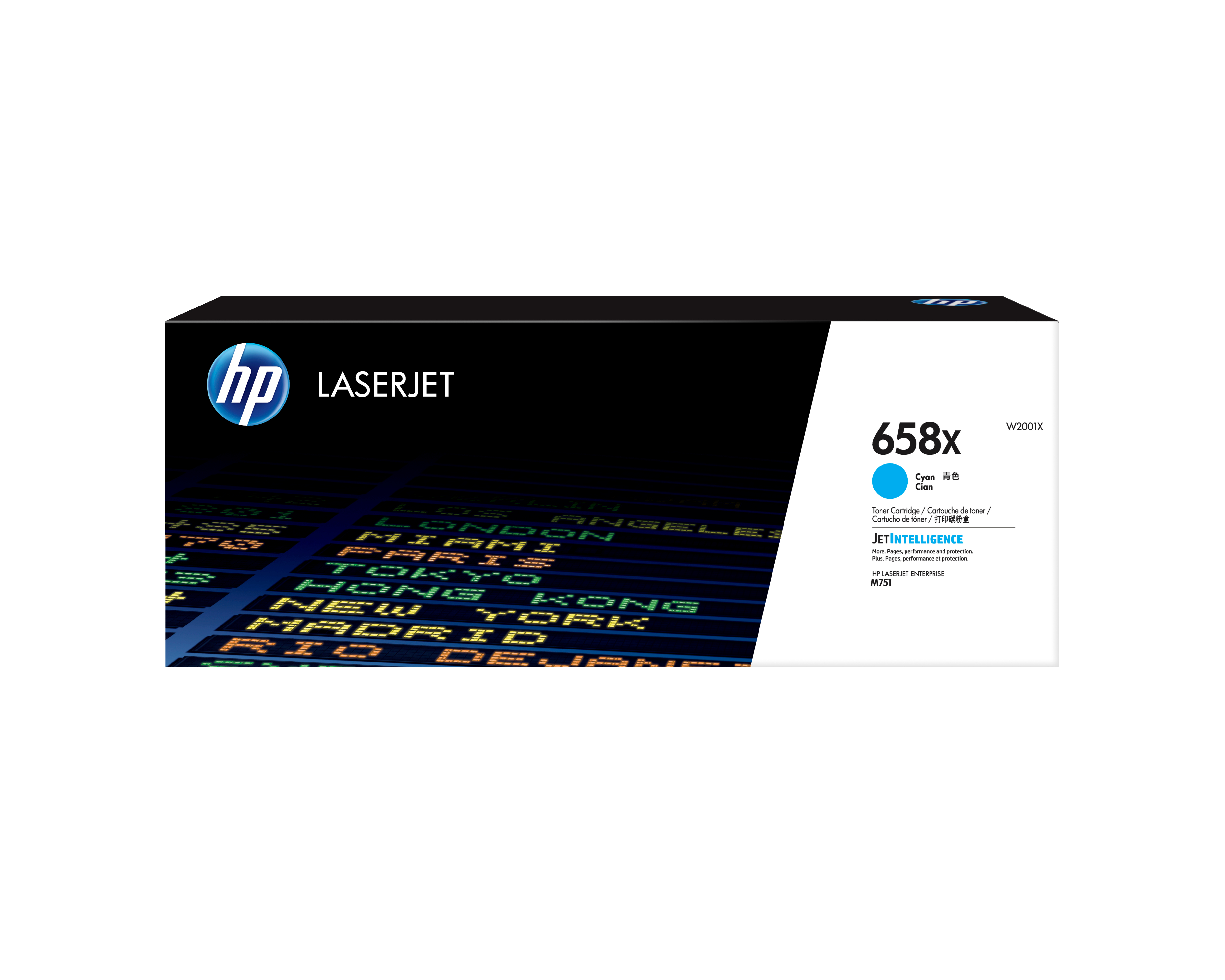 658X Cyan Original LaserJet Tonerkartusche mit hoher Reichweite