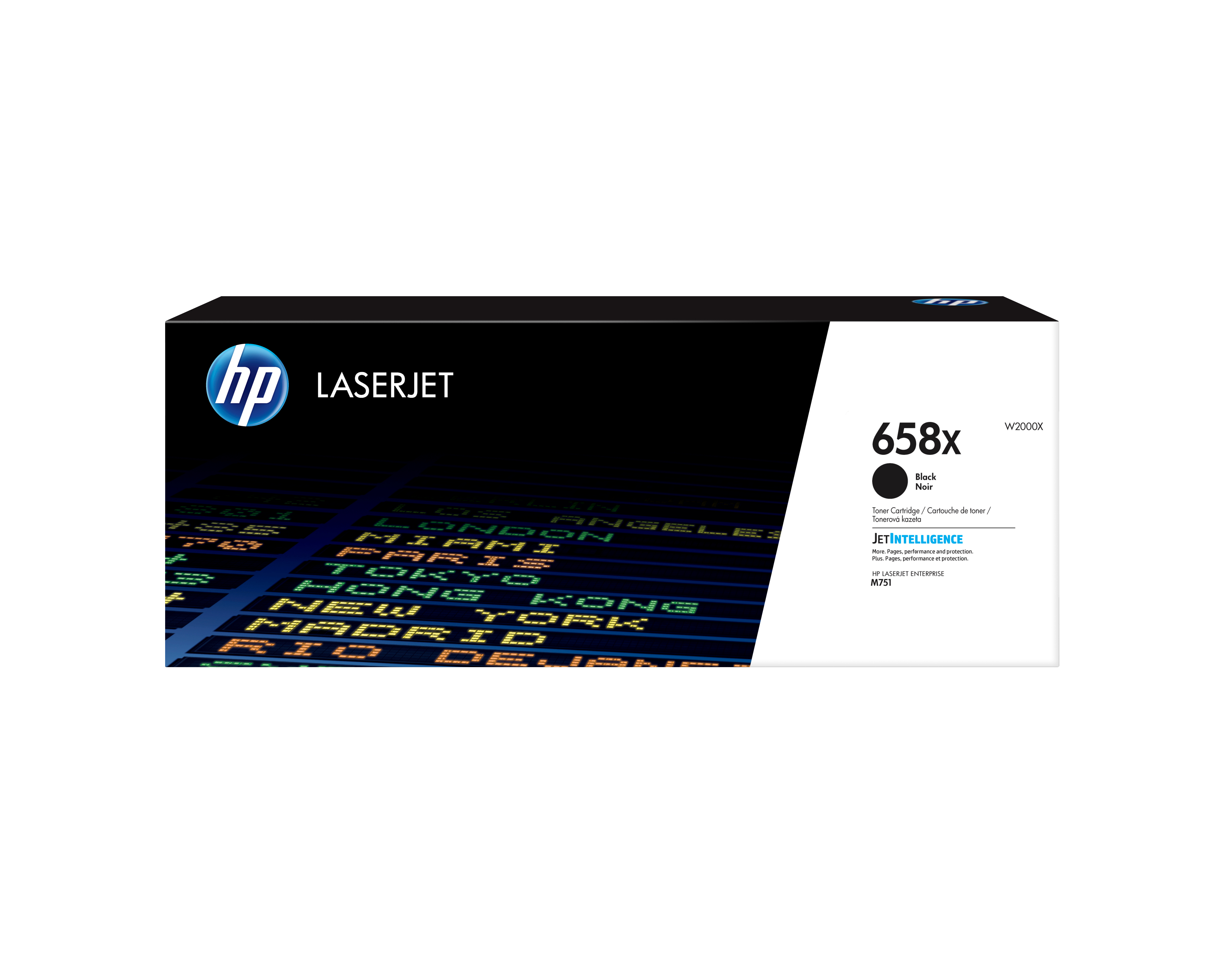 658X Schwarz Original LaserJet Tonerkartusche mit hoher Reichweite